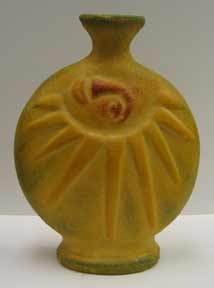 Terra Cotta - Clay Jug with Sun Design